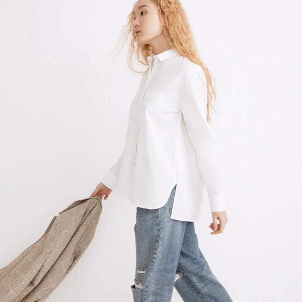 White Oversized Ex-Boyfriend Shirt